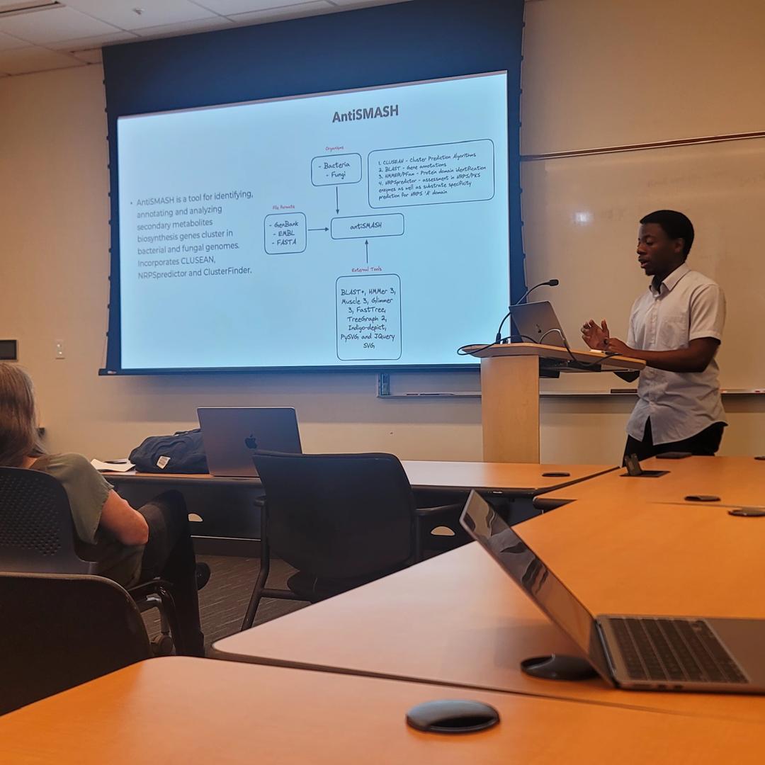 "Me Presenting (Interns Presentation Day)"